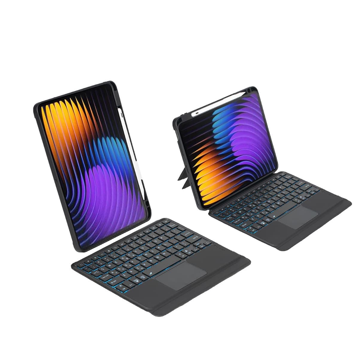 Ốp lưng Xiaomi Pad 7S Pro bao da cao cấp kèm bàn phím chuột cảm ứng 720 độ tách rời linh hoạt - 6