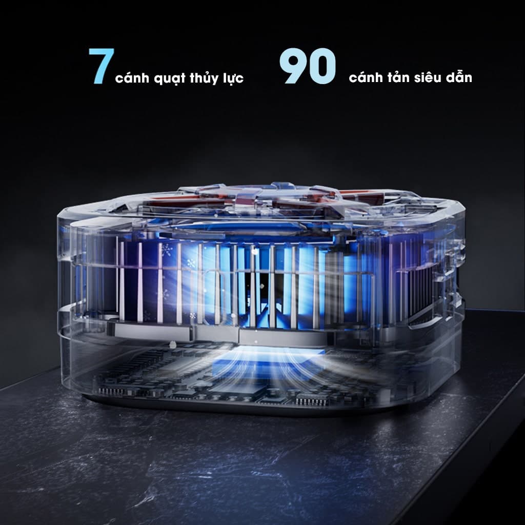 Quạt tản nhiệt điện thoại sò lạnh từ tính có ngàm kẹp rời SL54 SE Led RGB Gaming hỗ trợ tăng FPS Game Mobile Liên Quân Pubg FF - 4