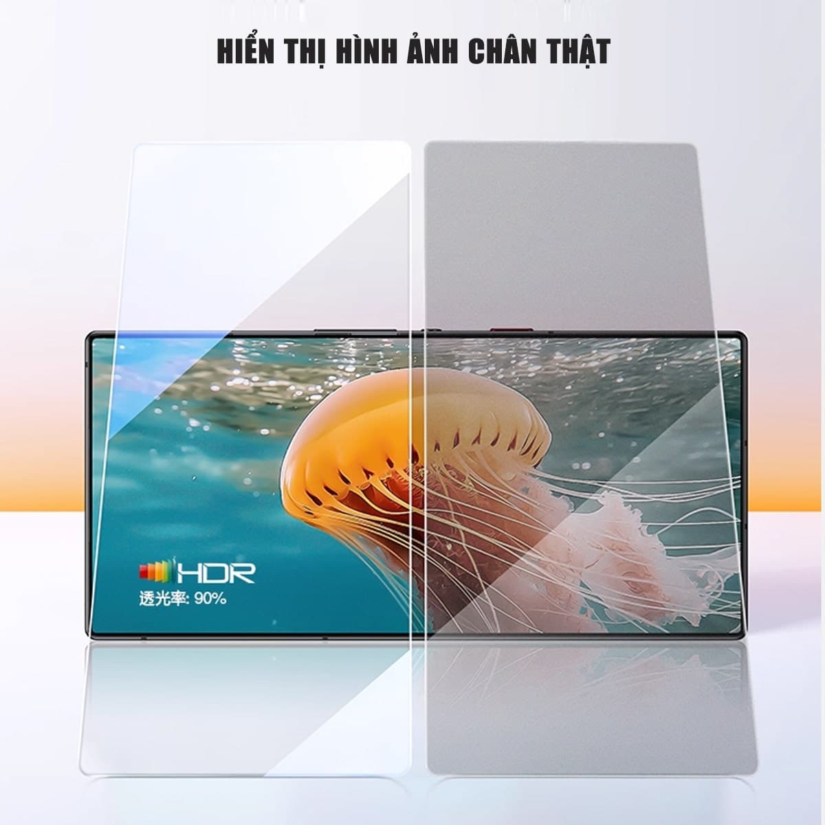 Kính cường lực Nubia Red Magic 10 Pro trong suốt không viền full màn hình chính hãng Smart Devil - 6