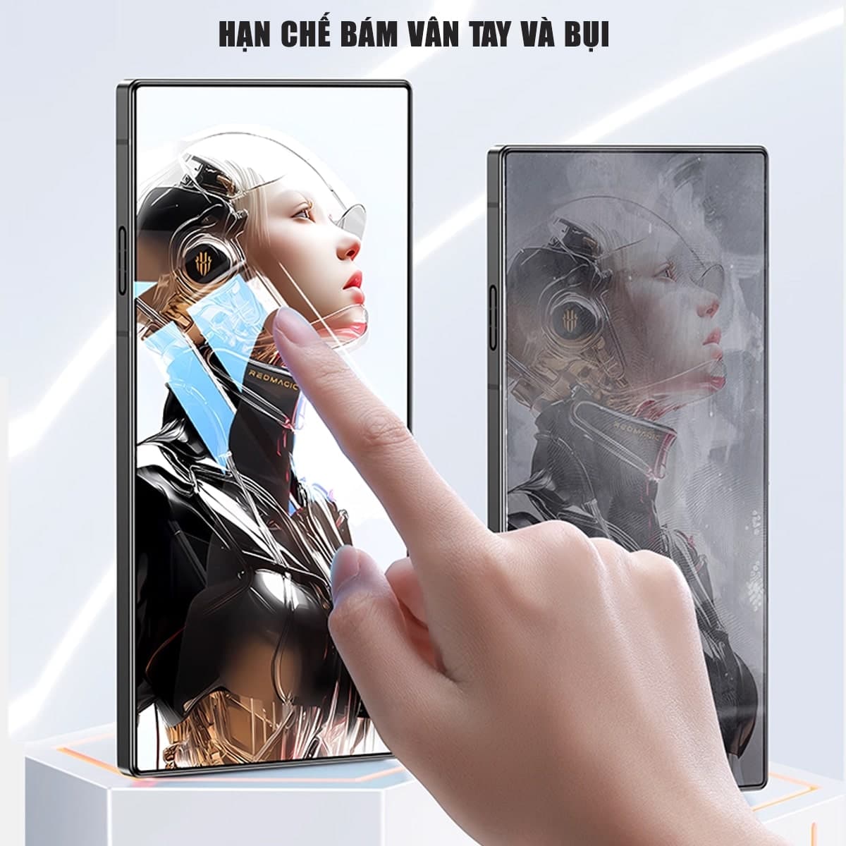 Kính cường lực Nubia Red Magic 10 Pro trong suốt không viền full màn hình chính hãng Smart Devil - 10