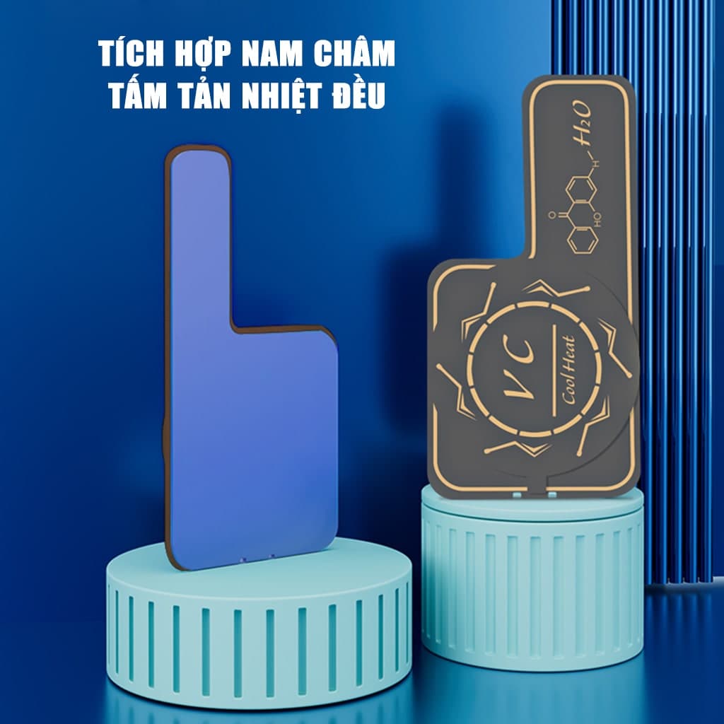 Tấm đồng tản nhiệt từ tính cấu trúc mao dẫn chất lỏng hiệu suất cao V8 Pro Max dùng cho quạt tản nhiệt điện thoại sò lạnh - 3