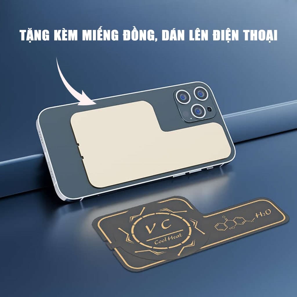 Tấm đồng tản nhiệt từ tính cấu trúc mao dẫn chất lỏng hiệu suất cao V8 Pro Max dùng cho quạt tản nhiệt điện thoại sò lạnh - 6