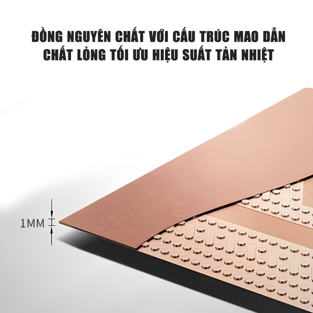 Tấm đồng tản nhiệt từ tính cấu trúc mao dẫn chất lỏng hiệu suất cao V8 Pro Max dùng cho quạt tản nhiệt điện thoại sò lạnh - 7