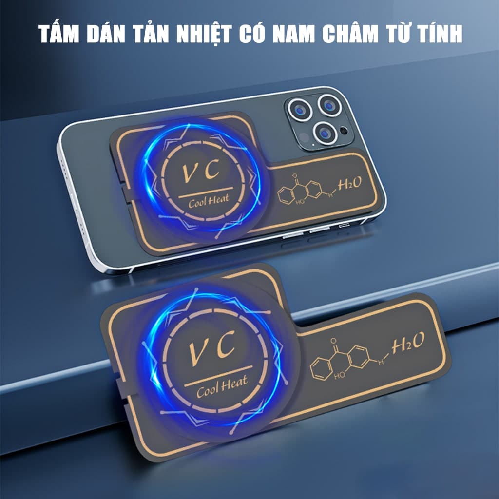 Tấm đồng tản nhiệt từ tính cấu trúc mao dẫn chất lỏng hiệu suất cao V8 Pro Max dùng cho quạt tản nhiệt điện thoại sò lạnh - 8