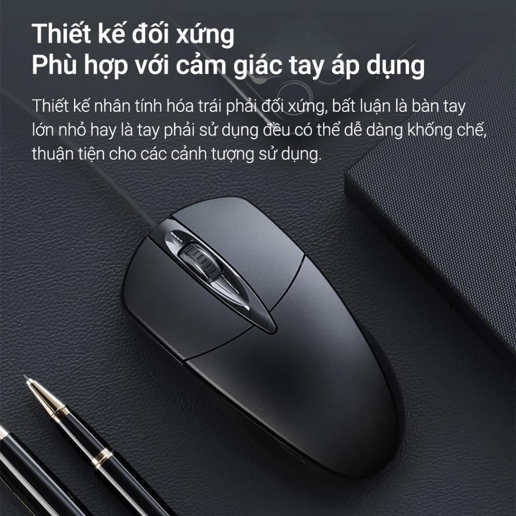 Chuột máy tính laptop có dây văn phòng G1 1000 DPI USB giá rẻ phù hợp cho học sinh sinh viên nhân viên văn phòng - 6