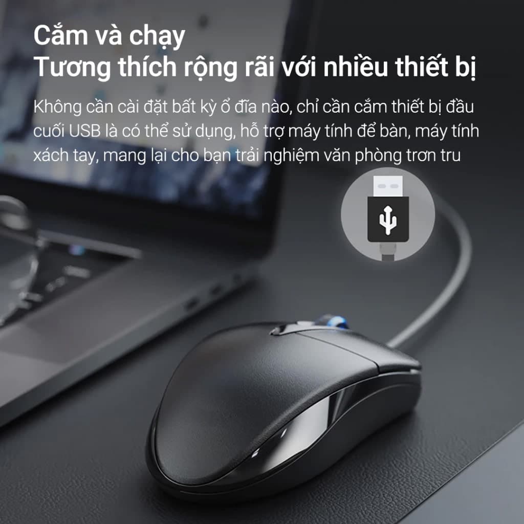 Chuột máy tính laptop có dây văn phòng G1 1000 DPI USB giá rẻ phù hợp cho học sinh sinh viên nhân viên văn phòng - 8