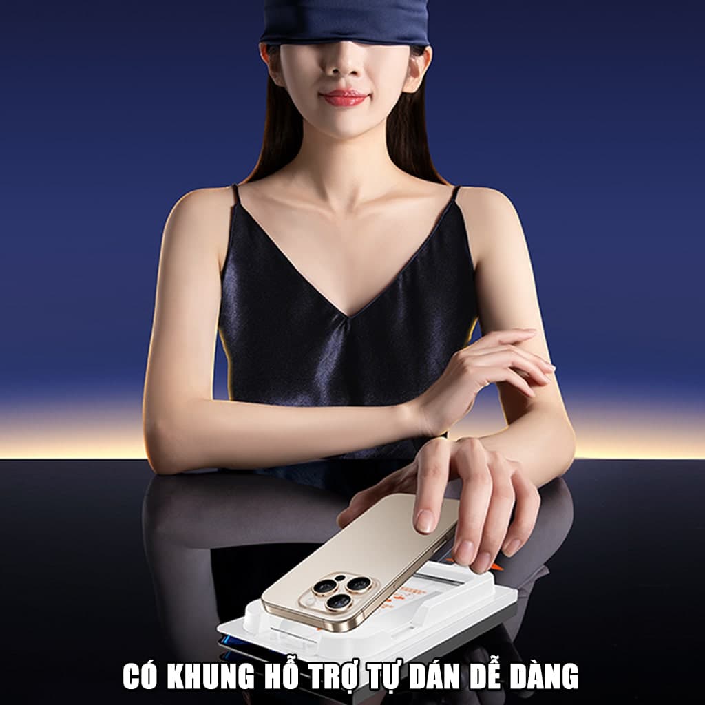 Kính cường lực Iphone 17 Air chống chói AR Anti-Reflection full màn hình nhận vân tay Smart Devil - 6