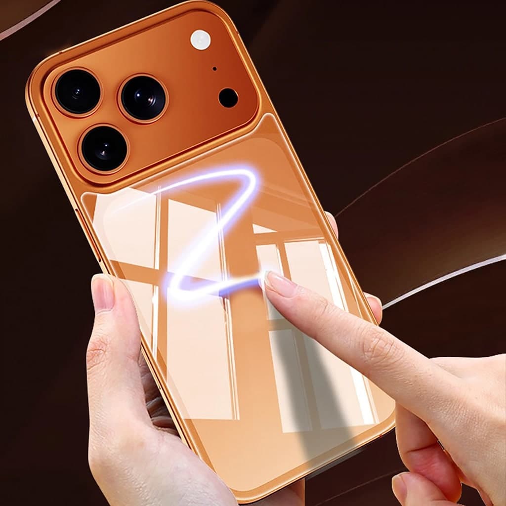 Kính cường lực lưng Iphone 17 Pro Max trong suốt full mặt lưng độ cứng 9H - 3