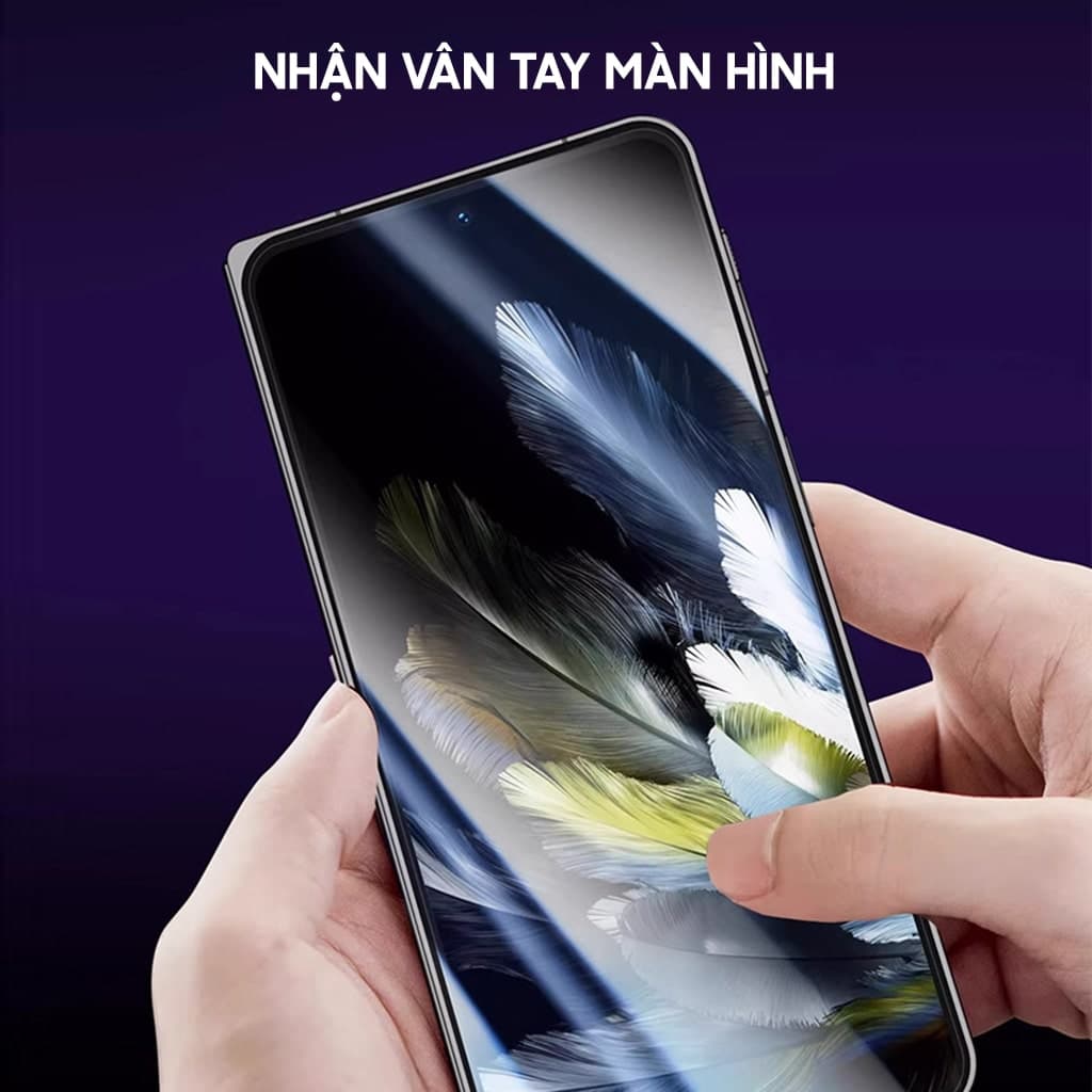 Kính cường lực Oppo Find N5 trong suốt full màn hình phụ độ cứng 9H viền cong 2.5D chống trầy xước va đập - 7