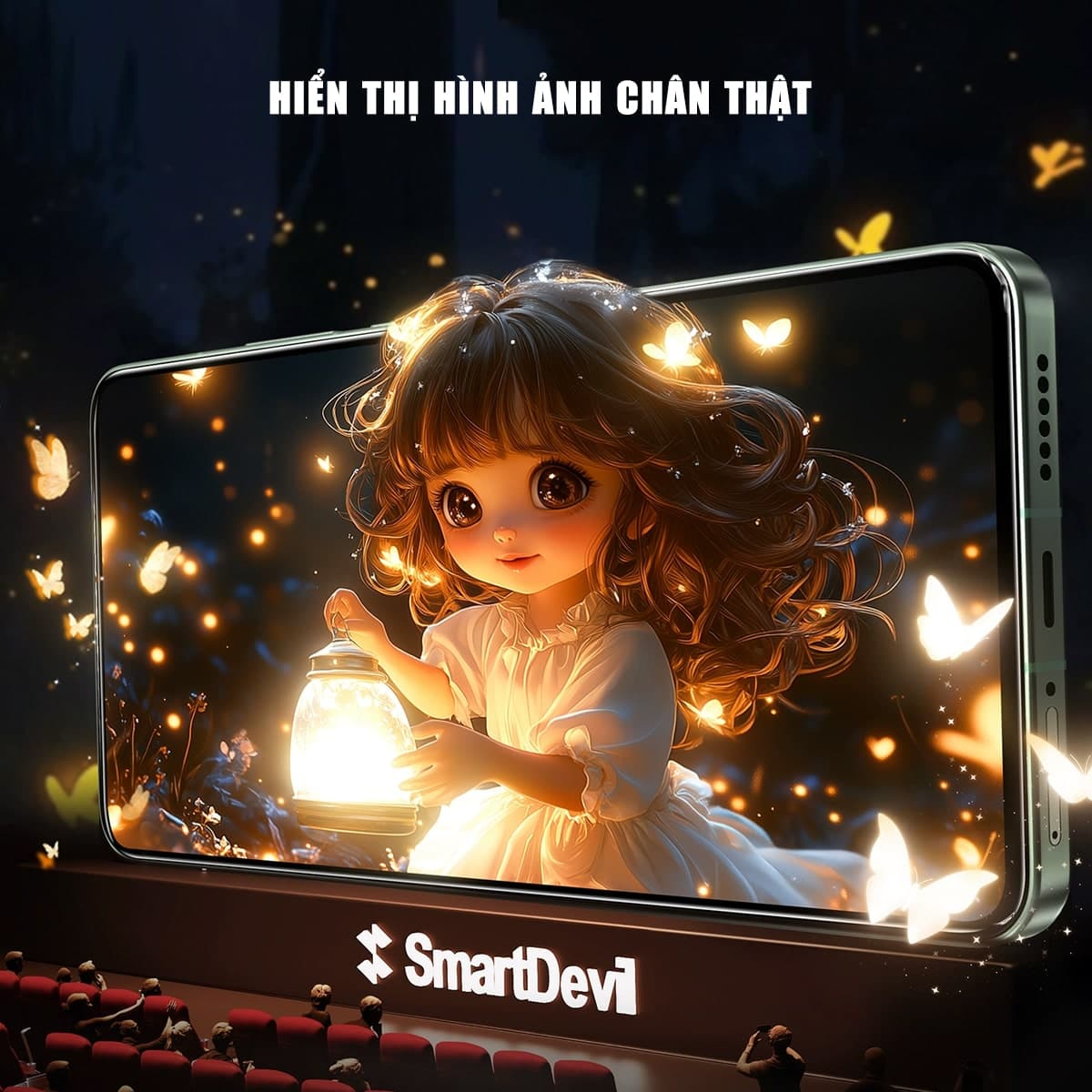 Kính cường lực Oppo Find X9 Pro trong suốt không viền full màn hình Smart Devil có khung hỗ trợ dán - 4