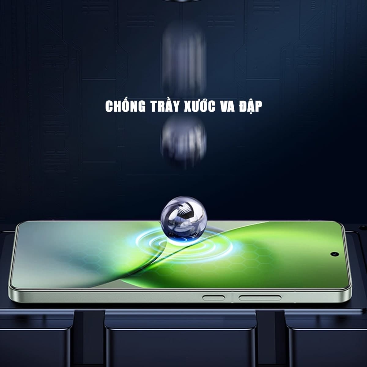 Kính cường lực Vivo X300 trong suốt không viền full màn hình Smart Devil có khung hỗ trợ dán - 6