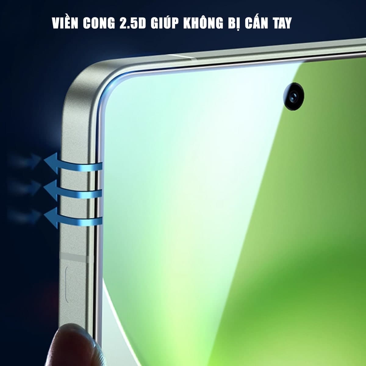 Kính cường lực Vivo X300 trong suốt không viền full màn hình Smart Devil có khung hỗ trợ dán - 8