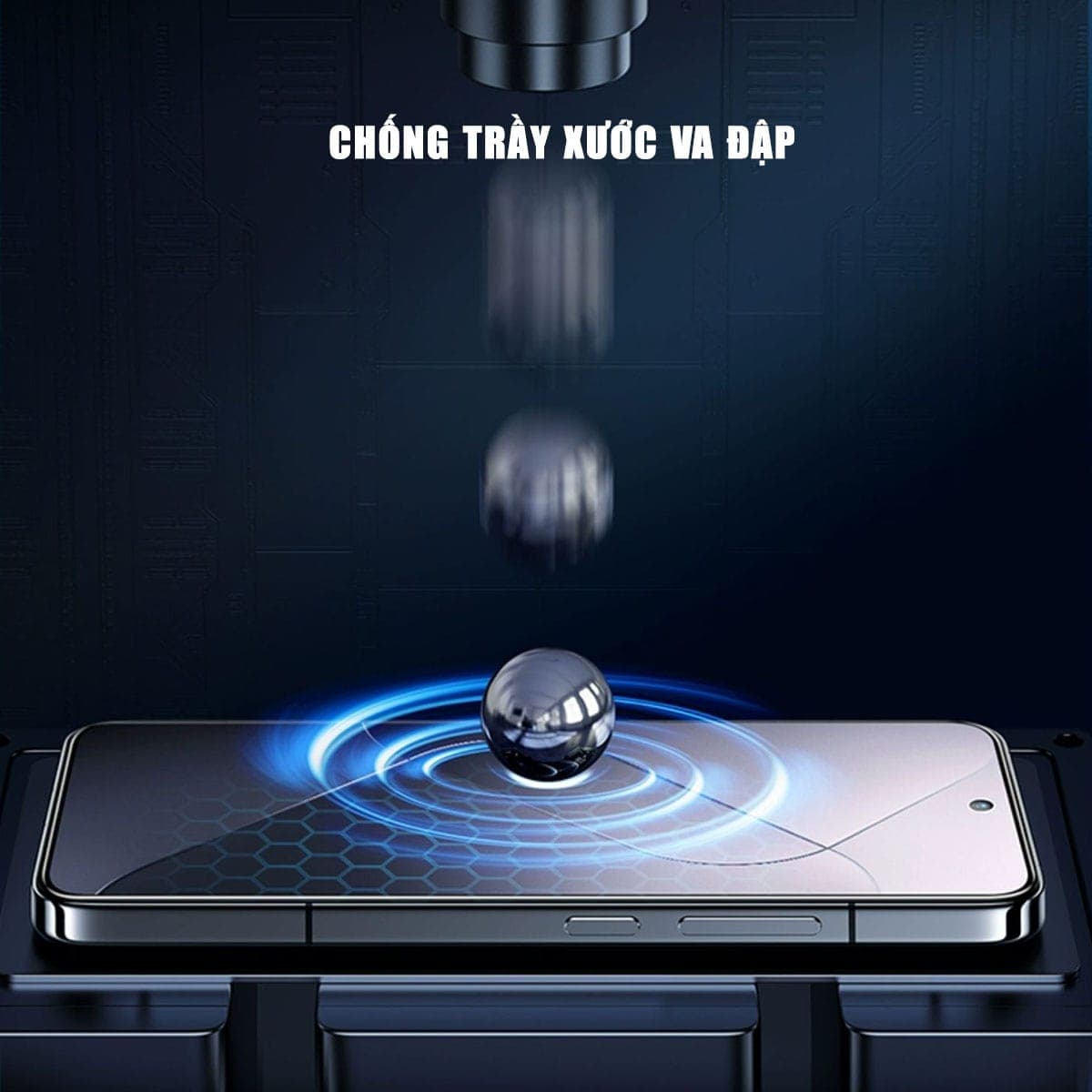 Kính cường lực Xiaomi 17 Pro trong suốt full màn hình chính hãng Smart Devil - 8