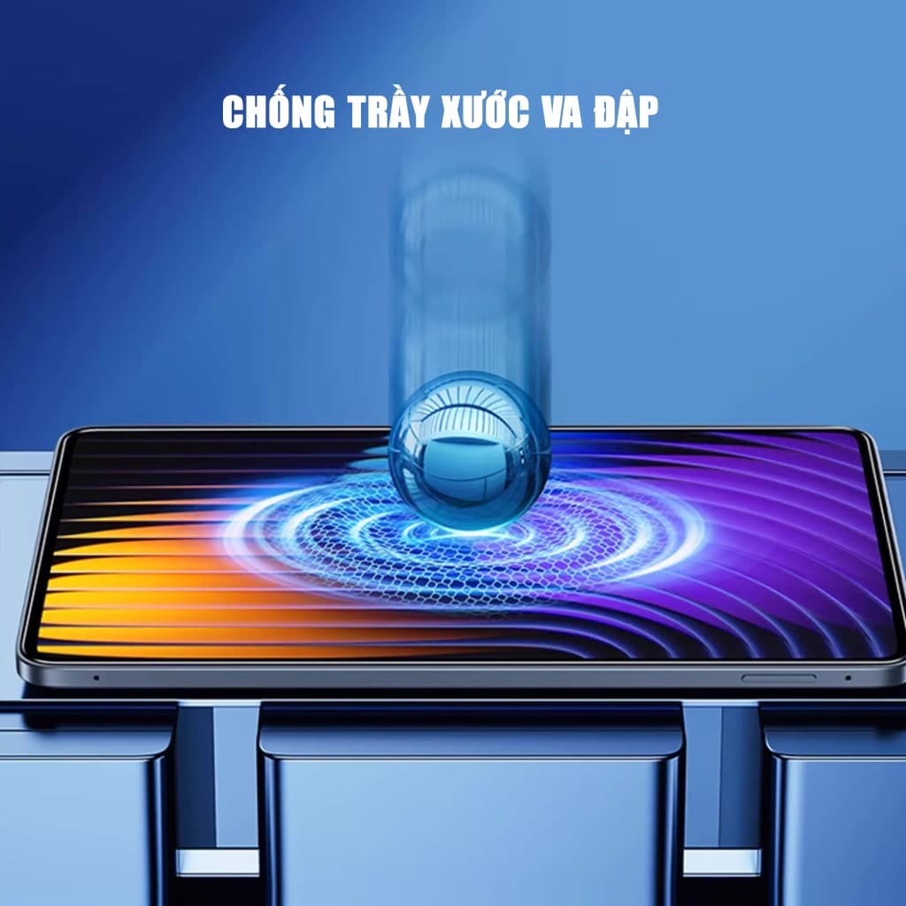 Kính cường lực Xiaomi Pad 7 Pro full màn hình chính hãng Smart Devil có khung hỗ trợ dán - 10