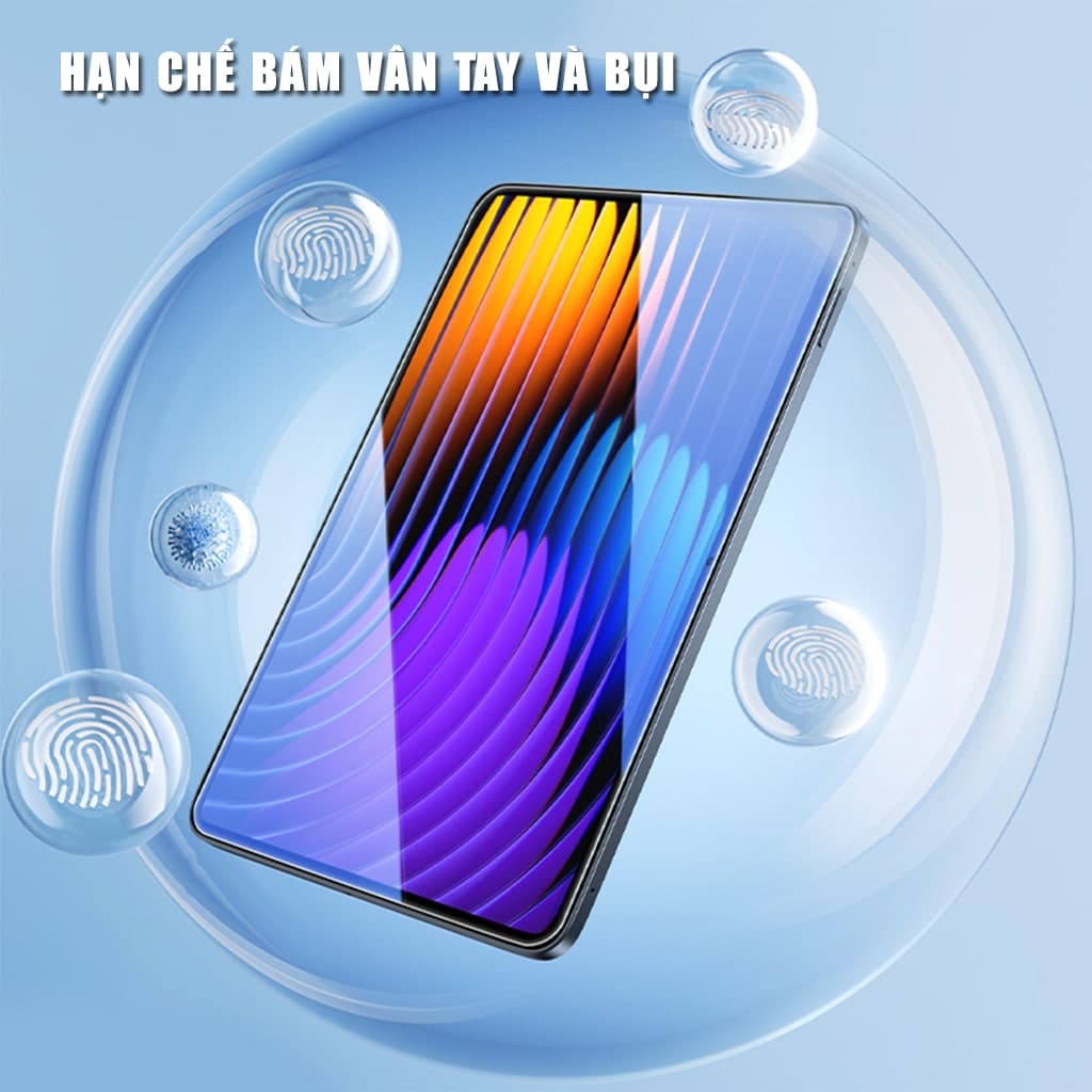 Kính cường lực Xiaomi Pad 7 Pro full màn hình chính hãng Smart Devil có khung hỗ trợ dán - 8