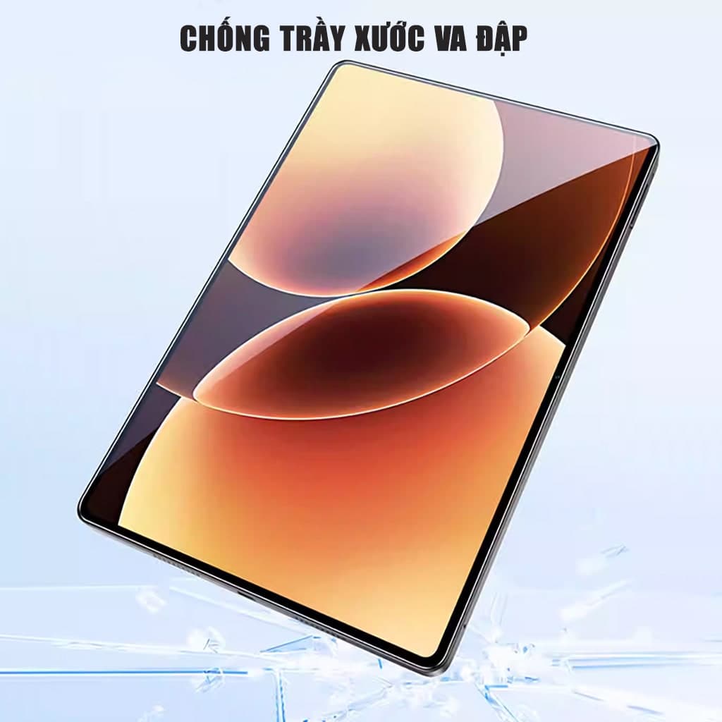 Kính cường lực Xiaomi Pad 8 full màn hình chính hãng Smart Devil có khung hỗ trợ dán - 7