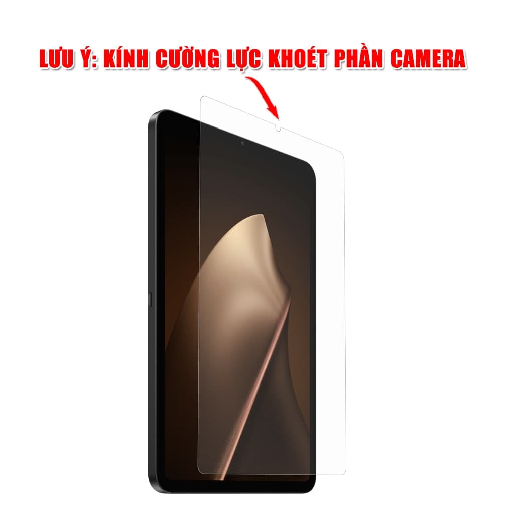 Kính cường lực Xiaomi Pad Mini full màn hình chính hãng Smart Devil có khung hỗ trợ dán - 3