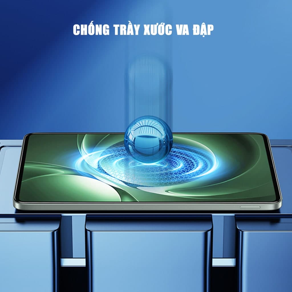 Kính cường lực Xiaomi Pad Mini full màn hình chính hãng Smart Devil có khung hỗ trợ dán - 7