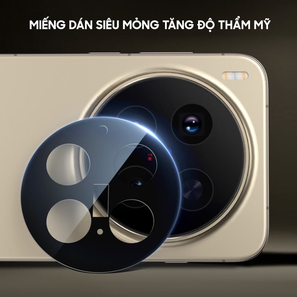 Dán camera Vivo X300 Pro cường lực chống chói AR Anti-Reflection chống trầy xước va đập bảo vệ camera - 8