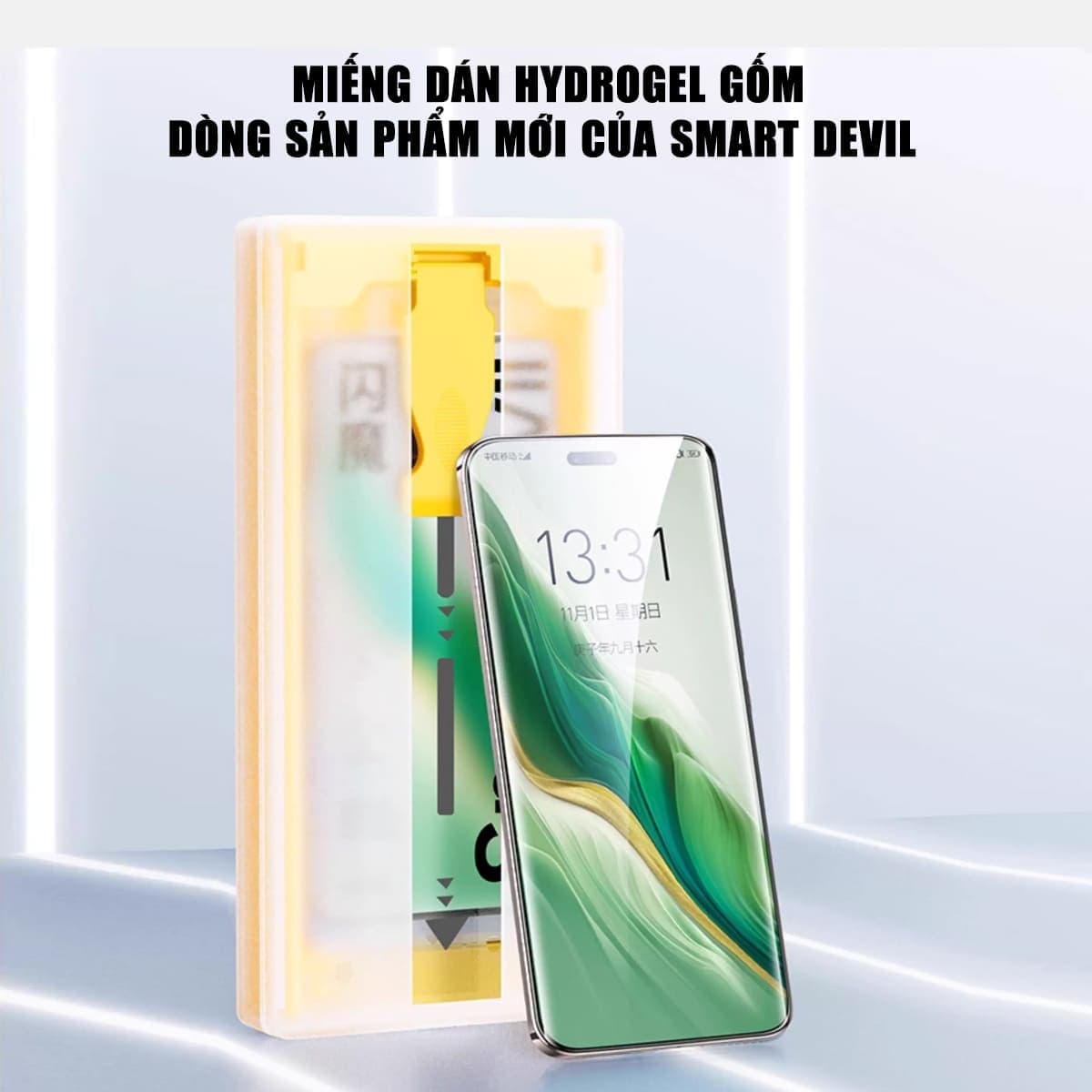 Dán màn hình Honor Magic 6 Pro Hydrogel Gốm Smart Devil full màn hình nhận vân tay dễ dàng tự dán - 4