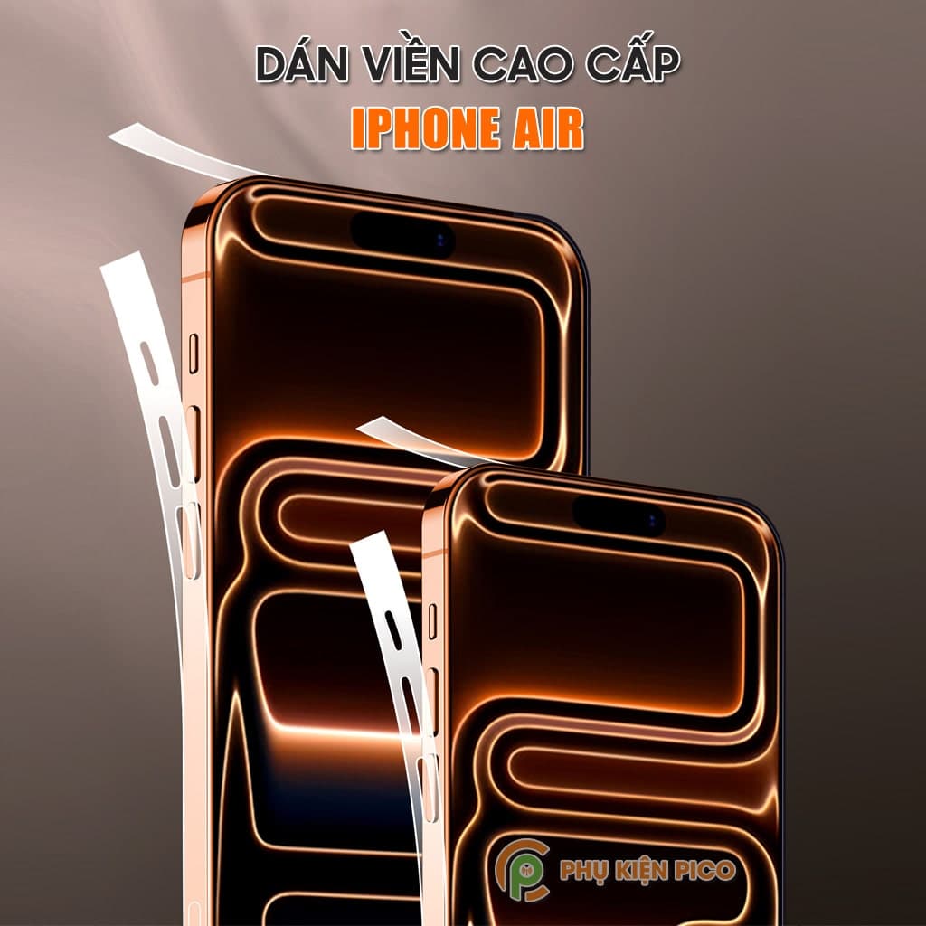 2 Bộ dán viền Iphone 17 Air dẻo trong suốt PPF tự phục hồi vết xước