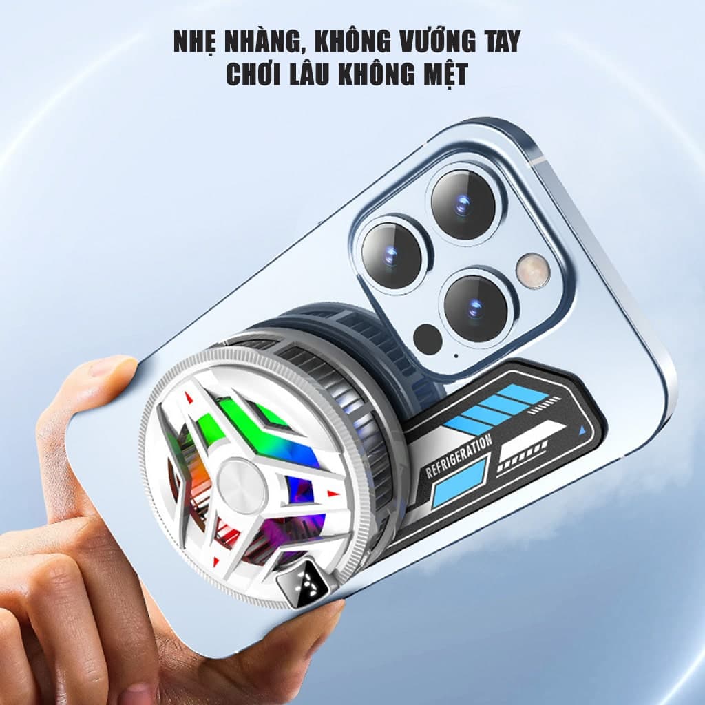 Tấm dán tản nhiệt từ tính có lõi ống chất lỏng dẫn nhiệt hiệu suất cao V7 Pro dùng cho quạt tản nhiệt sò lạnh điện thoại - 10