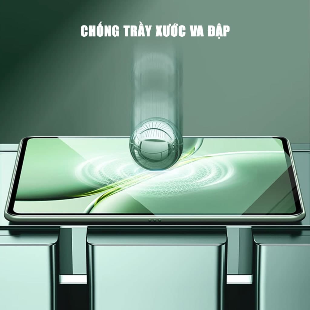 Kính cường lực Oneplus Pad full màn hình chính hãng Smart Devil có khung hỗ trợ dán - 8