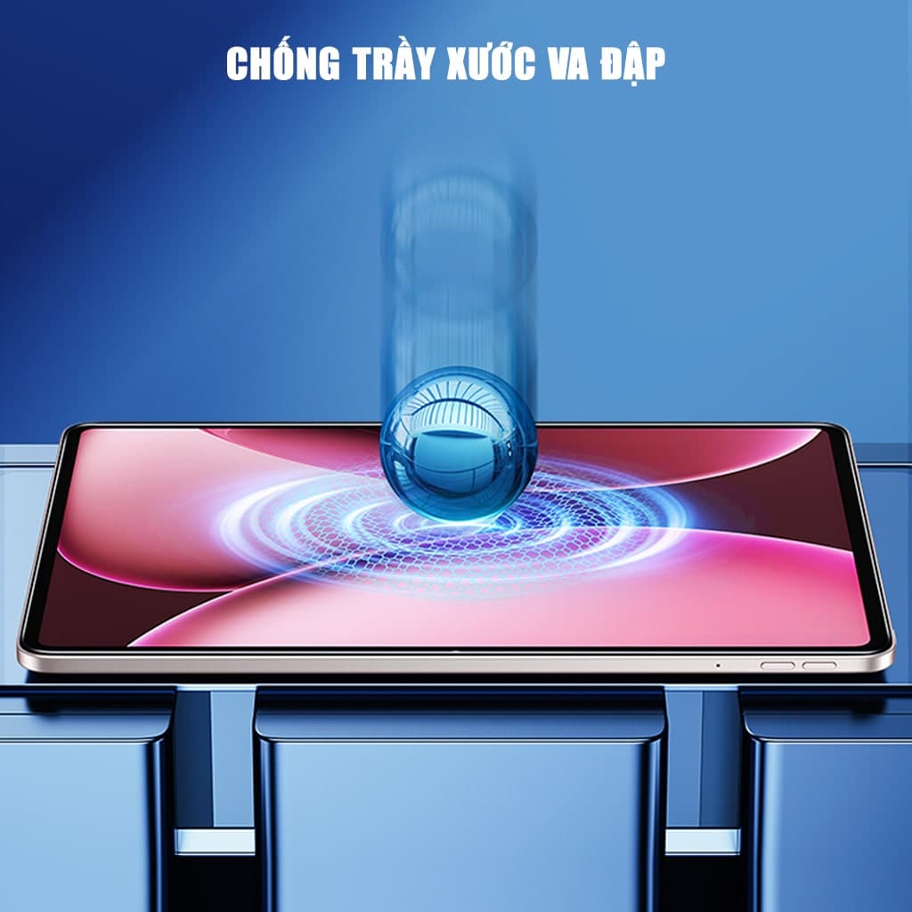 Kính cường lực Oppo Pad 4 Pro full màn hình chính hãng Smart Devil có khung hỗ trợ dán - 9