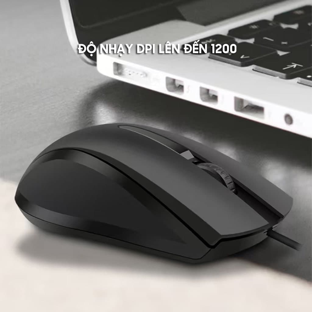 Chuột văn phòng có dây X2 1200 DPI USB chuột máy tính giá rẻ phù hợp cho học sinh sinh viên nhân viên văn phòng - 4