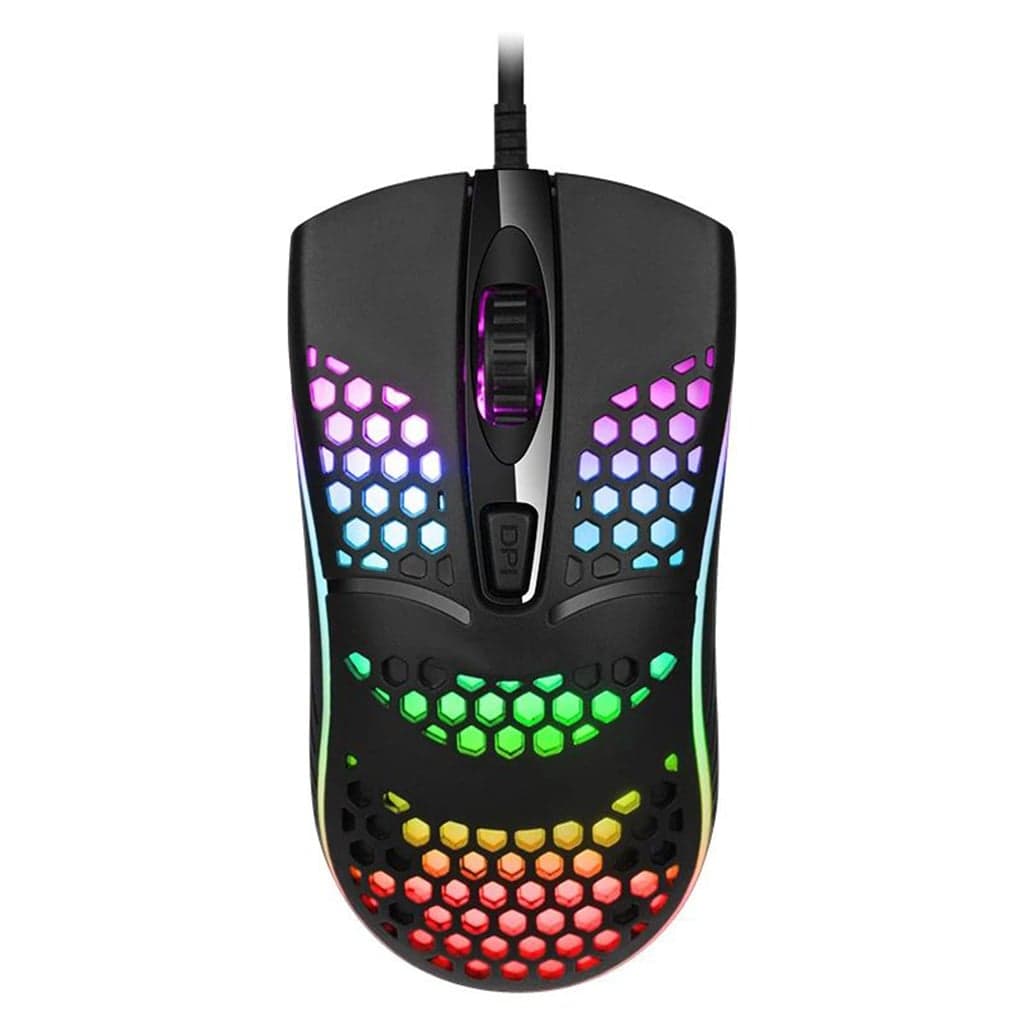 Chuột có dây Gaming X6 1200 DPI USB Led RGB đục lỗ chuột máy tính văn phòng chơi game giá rẻ - 2