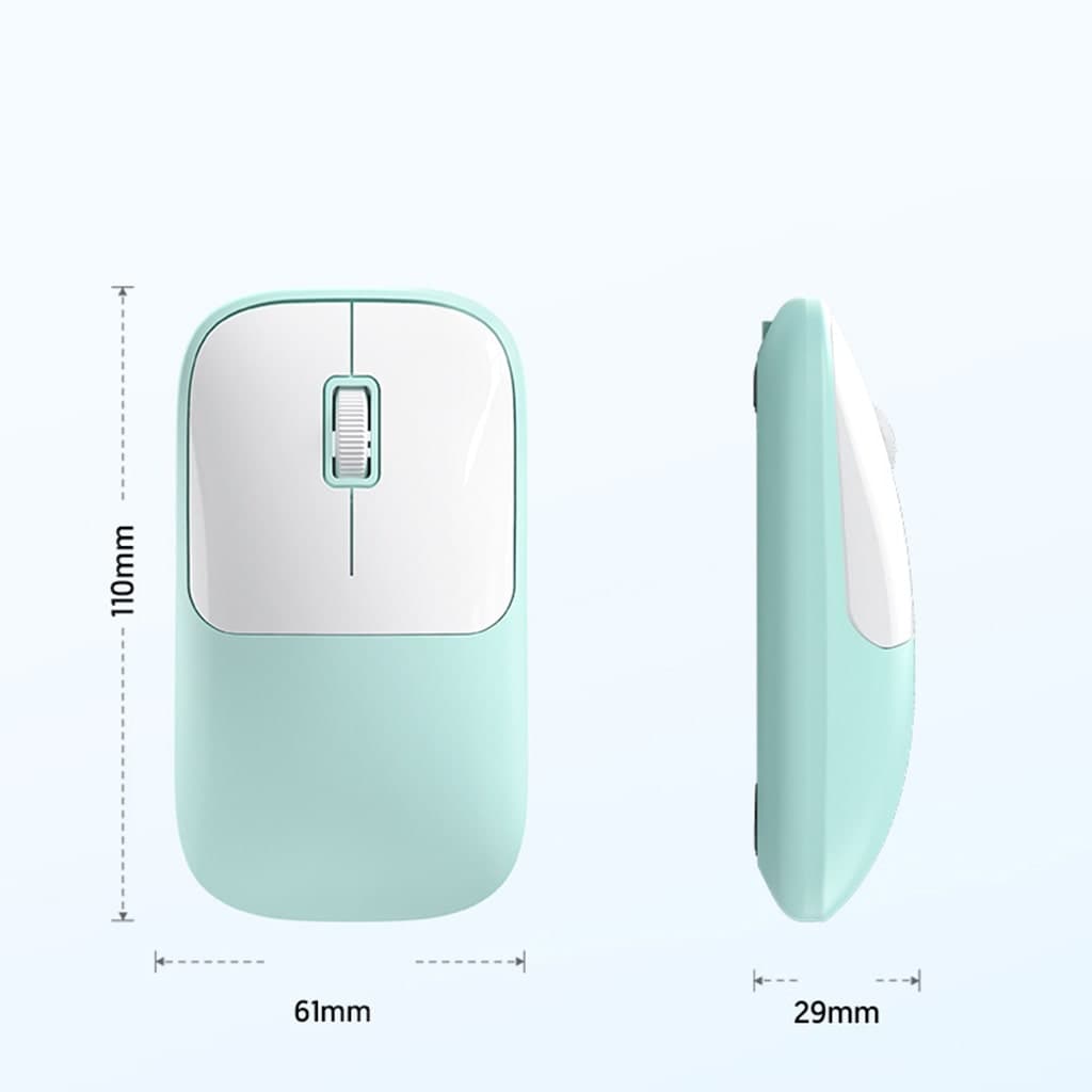 Chuột không dây C2 kết nối Wireless 2.4G pin sạc 500mAh dùng làm việc chơi game máy tính văn phòng - 8