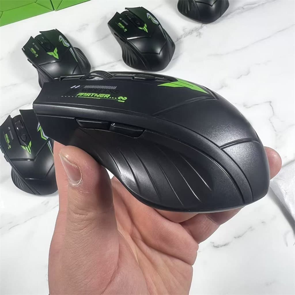 Chuột không dây Bluetooth Wireless 2.4G Z5 Gaming pin sạc 500mAh 6 nút bấm dùng chơi game làm việc máy tính văn phòng - 10