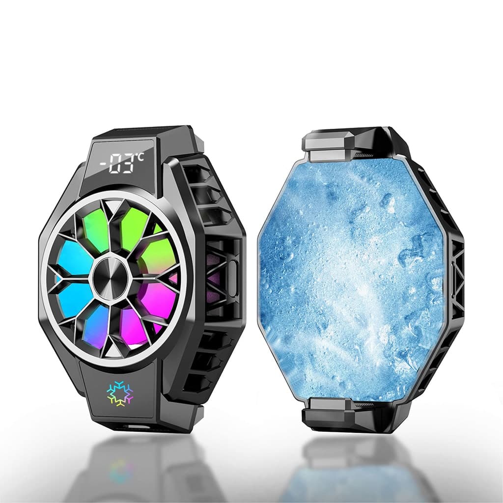 Quạt tản nhiệt điện thoại sò lạnh X9 Led RGB Gaming hỗ trợ tăng FPS Game Mobile Liên Quân Pubg FF - 2