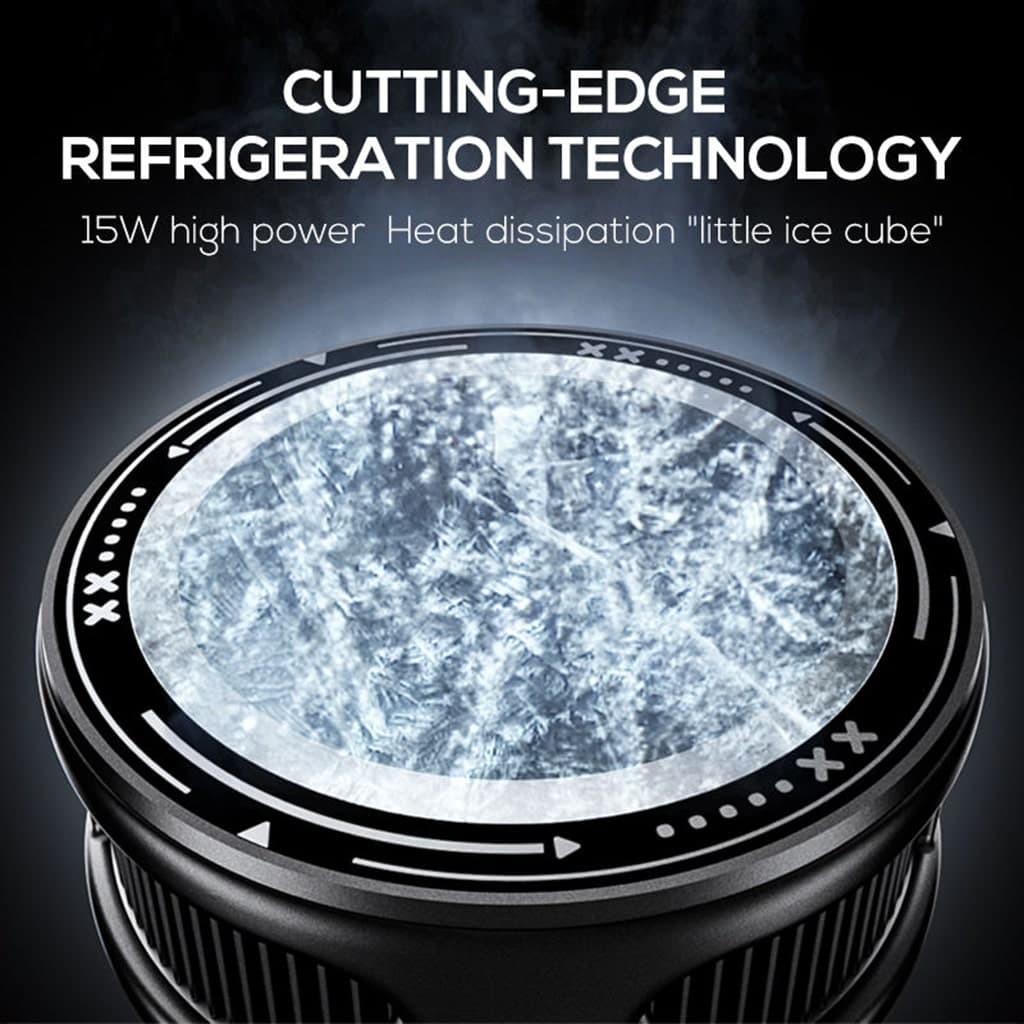 Quạt tản nhiệt điện thoại sò lạnh Memo CX19 có sạc không dây màn hình hiển thị nhiệt độ đèn Led Gaming thế hệ mới - 6