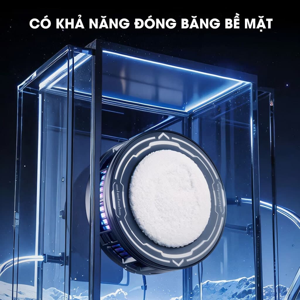 Quạt tản nhiệt điện thoại sò lạnh từ tính SL50 SE Pro đóng băng bề mặt có ngàm kẹp rời đèn Led RGB Gaming - 5