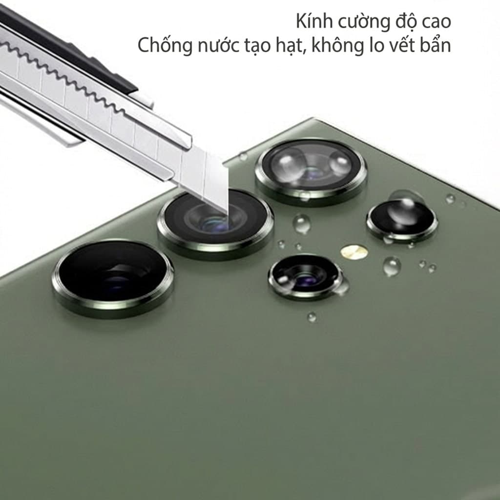 Dán mắt camera Samsung Galaxy S25 Ultra có kính cường lực chống trầy xước va đập bảo vệ camera - 6