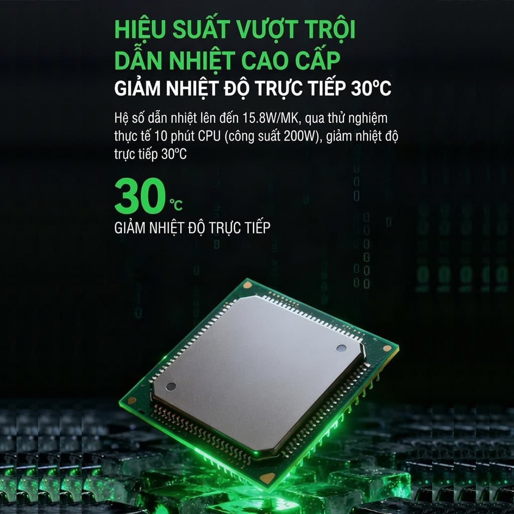 Keo tản nhiệt CPU Máy tính PC Laptop VGA Card đồ họa giá rẻ hiệu năng cao Snowman TG7 4G 15.8 W/mk - Kem tản nhiệt - 8