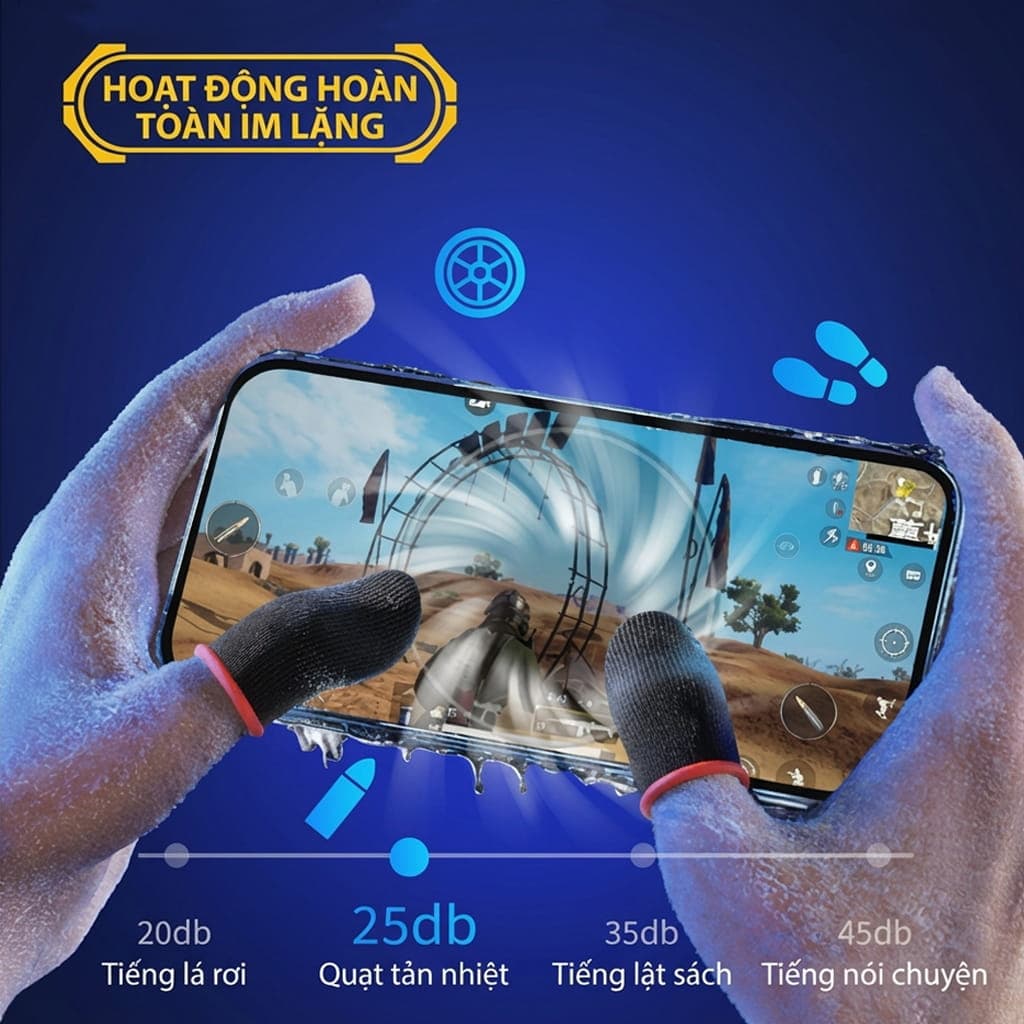 Quạt tản nhiệt điện thoại sò lạnh từ tính S10 Led Gaming hỗ trợ tăng FPS Game Mobile Liên Quân Pubg Free Fire - 5