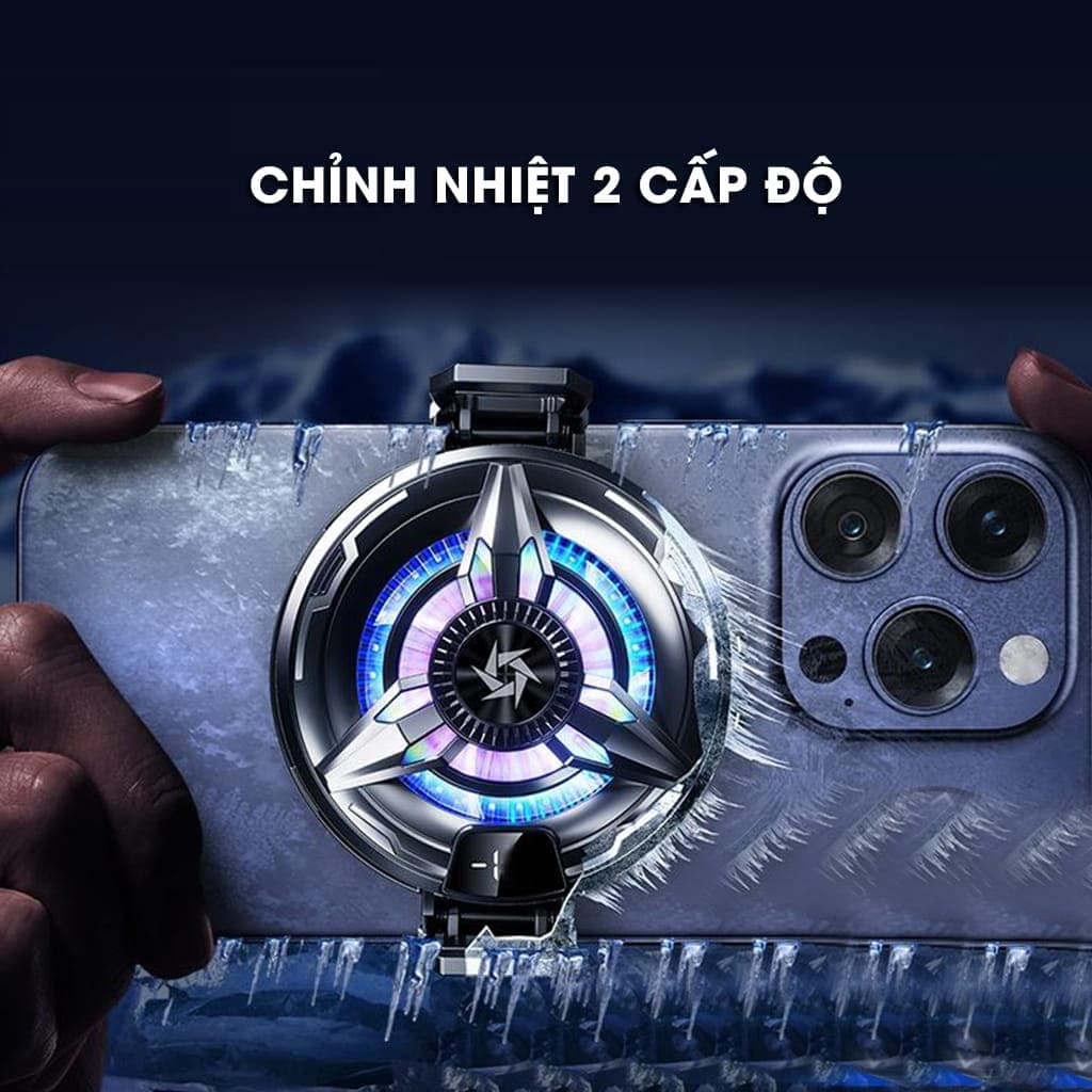 Quạt tản nhiệt điện thoại sò lạnh từ tính SL50 SE có ngàm kẹp rời giá rẻ giảm nhiệt nhanh hỗ trợ tăng FPS Gaming - 6