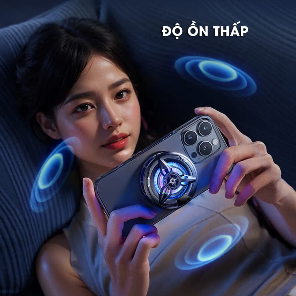 Quạt tản nhiệt điện thoại sò lạnh từ tính SL50 SE có ngàm kẹp rời giá rẻ giảm nhiệt nhanh hỗ trợ tăng FPS Gaming - 7