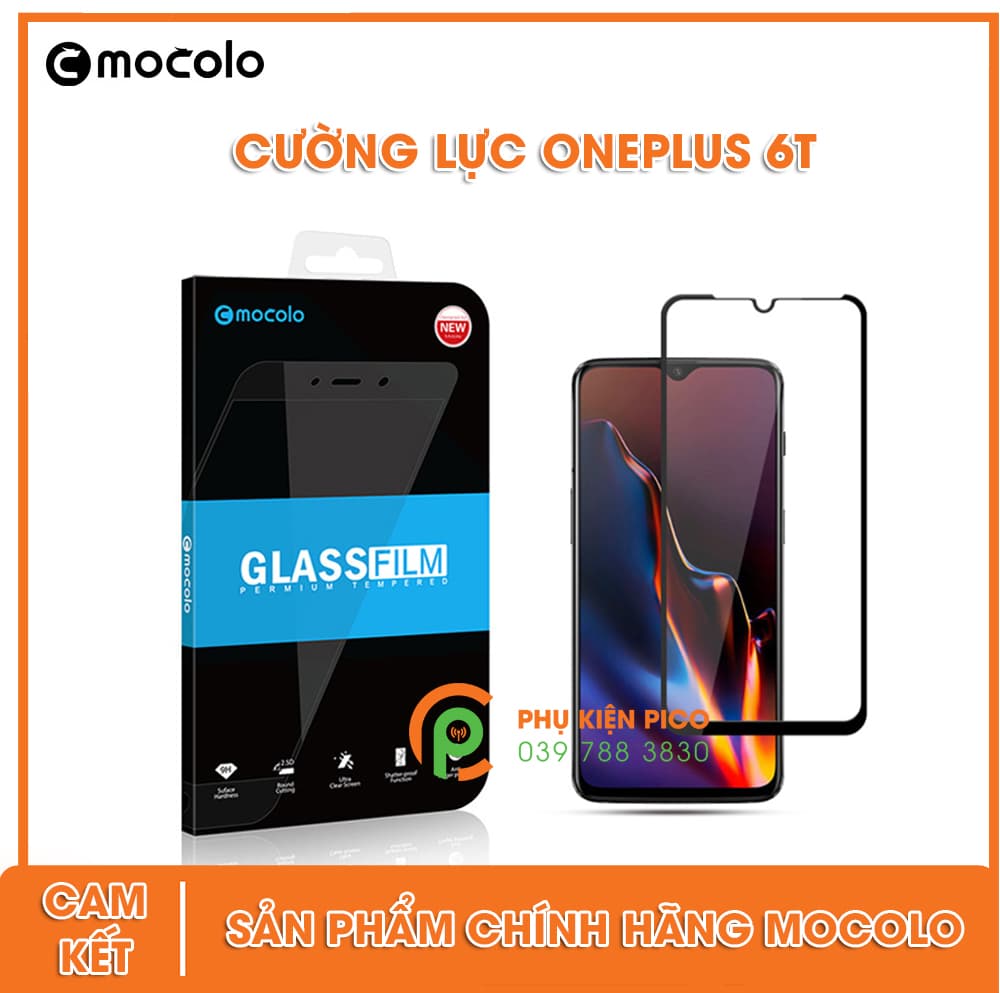 Cường lực oneplus 6T 2018 chính hãng mocolo