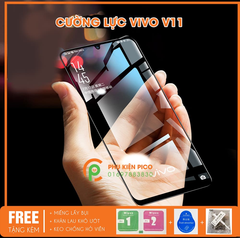 kính cường lực Vivo V11 - 2018