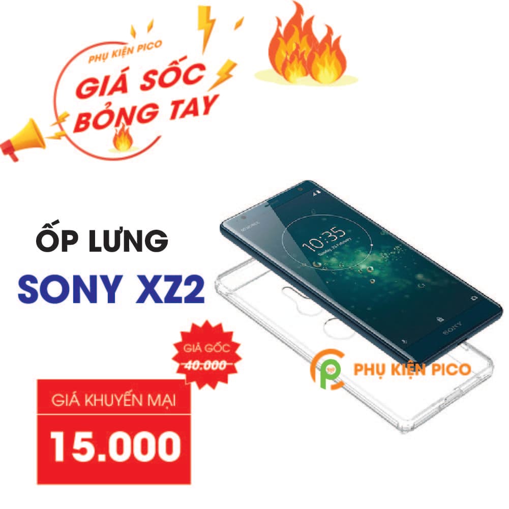 Ốp lưng Sony XZ2 ốp dẻo chống sốc bảo vệ máy toàn diện