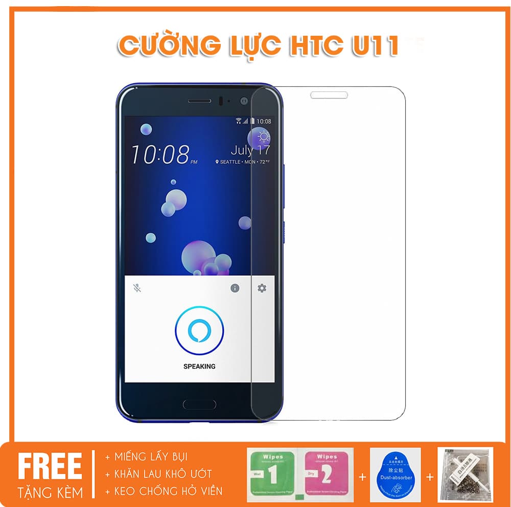 Kính cường lực HTC U11 2018 full viền độ cứng 9H
