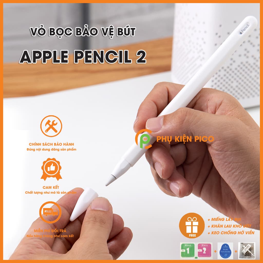 Vỏ bọc Silicone bảo vệ bút Apple Pencil 2