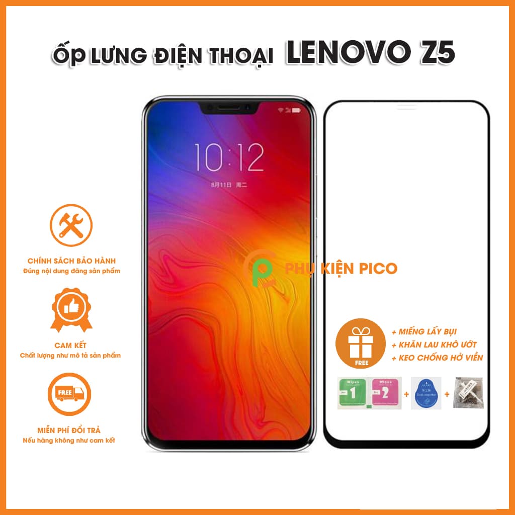 kính cường lực Lenovo Z5 full viền siêu mỏng