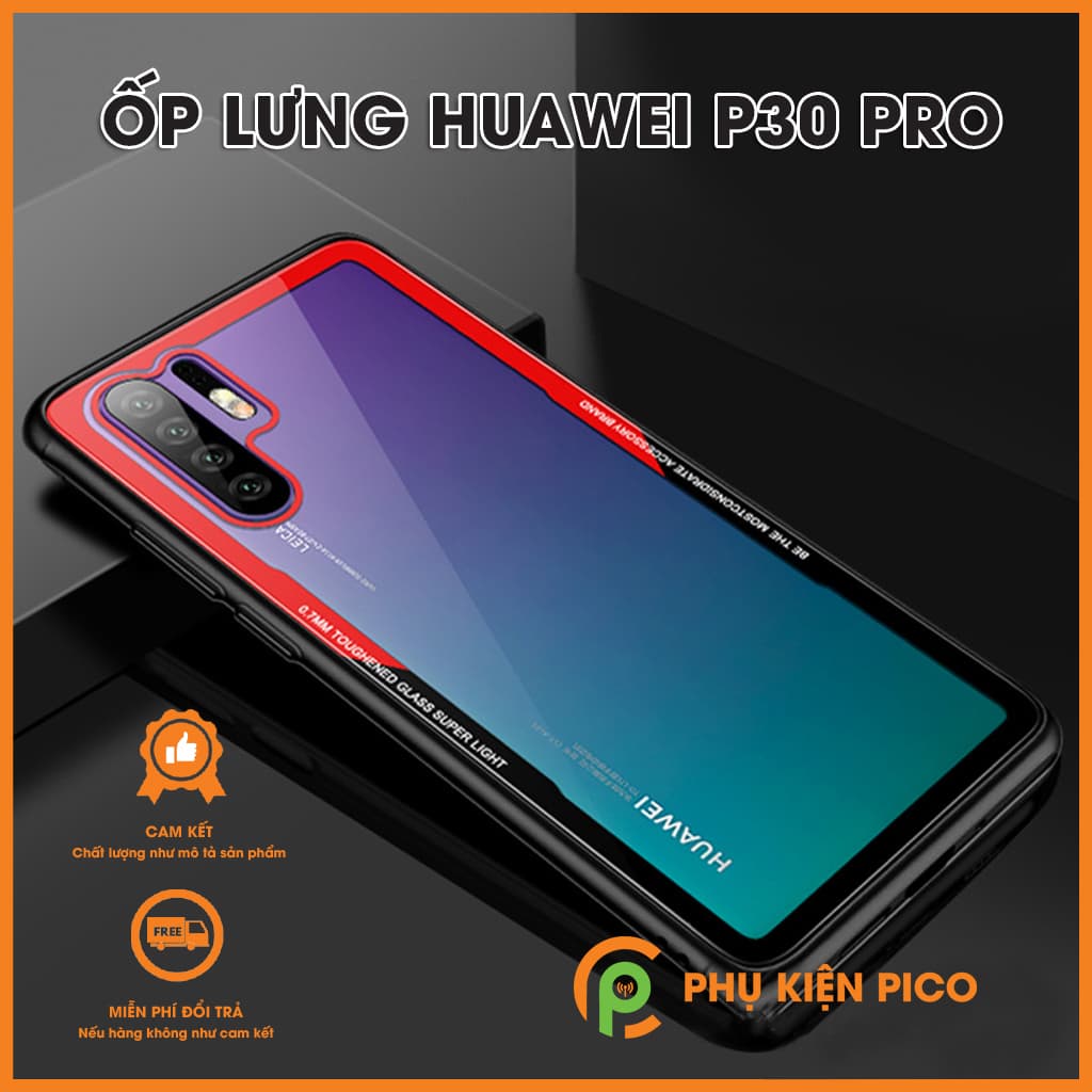 Ốp lưng Huawei P30 Pro chống sốc mặt lựng trong suốt