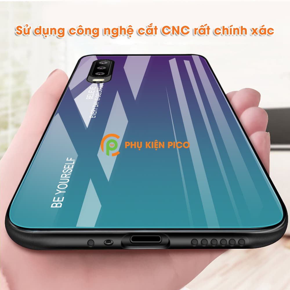 Ốp lưng Huawei P30 Pro mặt kính màu Gradient - 3