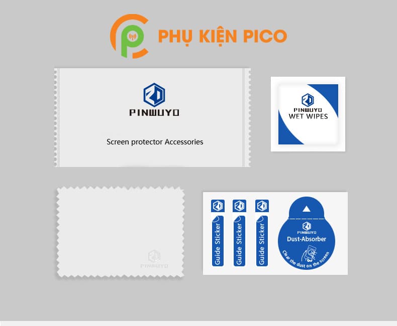 Kính cường lực Huawei P30 Lite full viền chính hãng Pinwuyo - 8