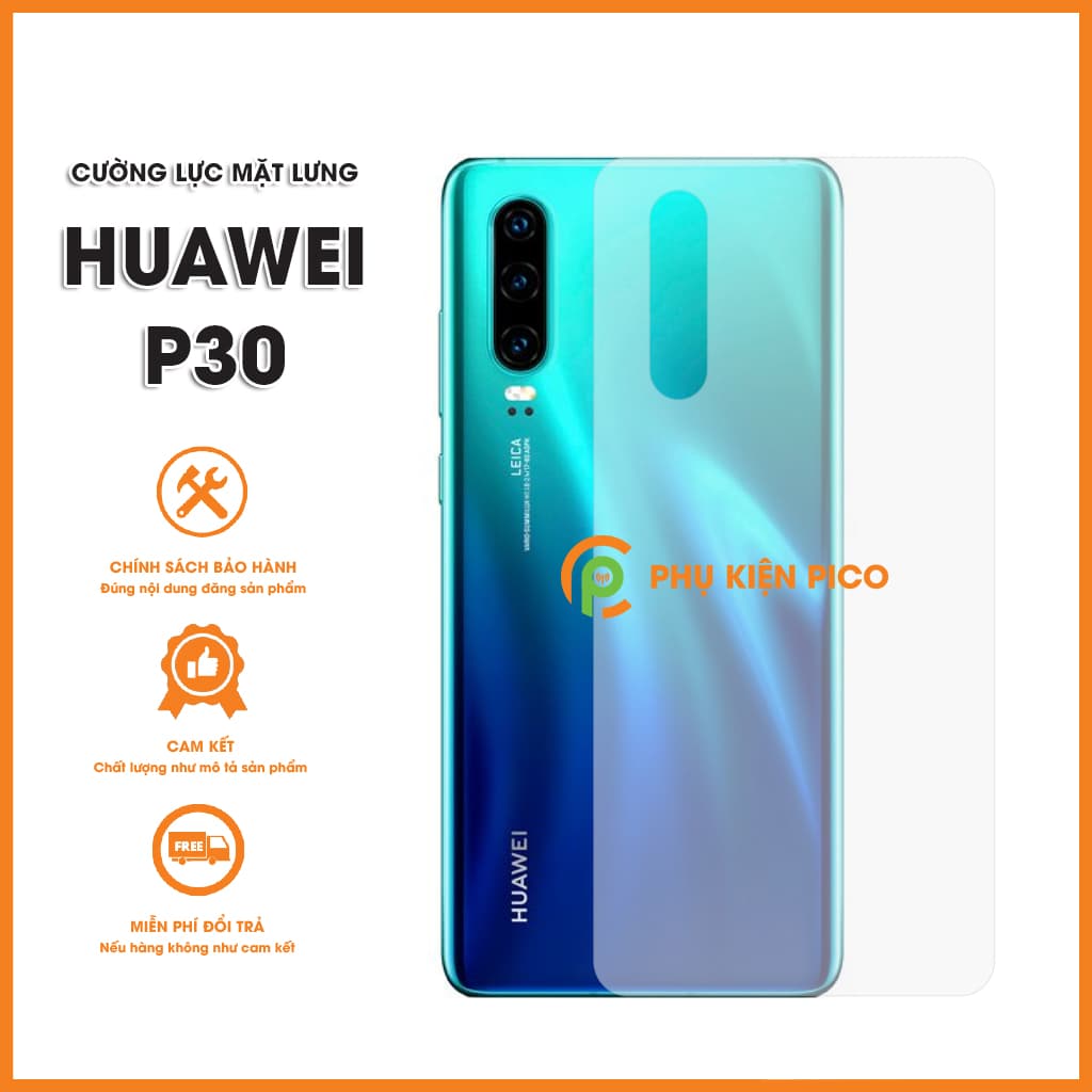 Kính cường lực mặt lưng Huawei P30